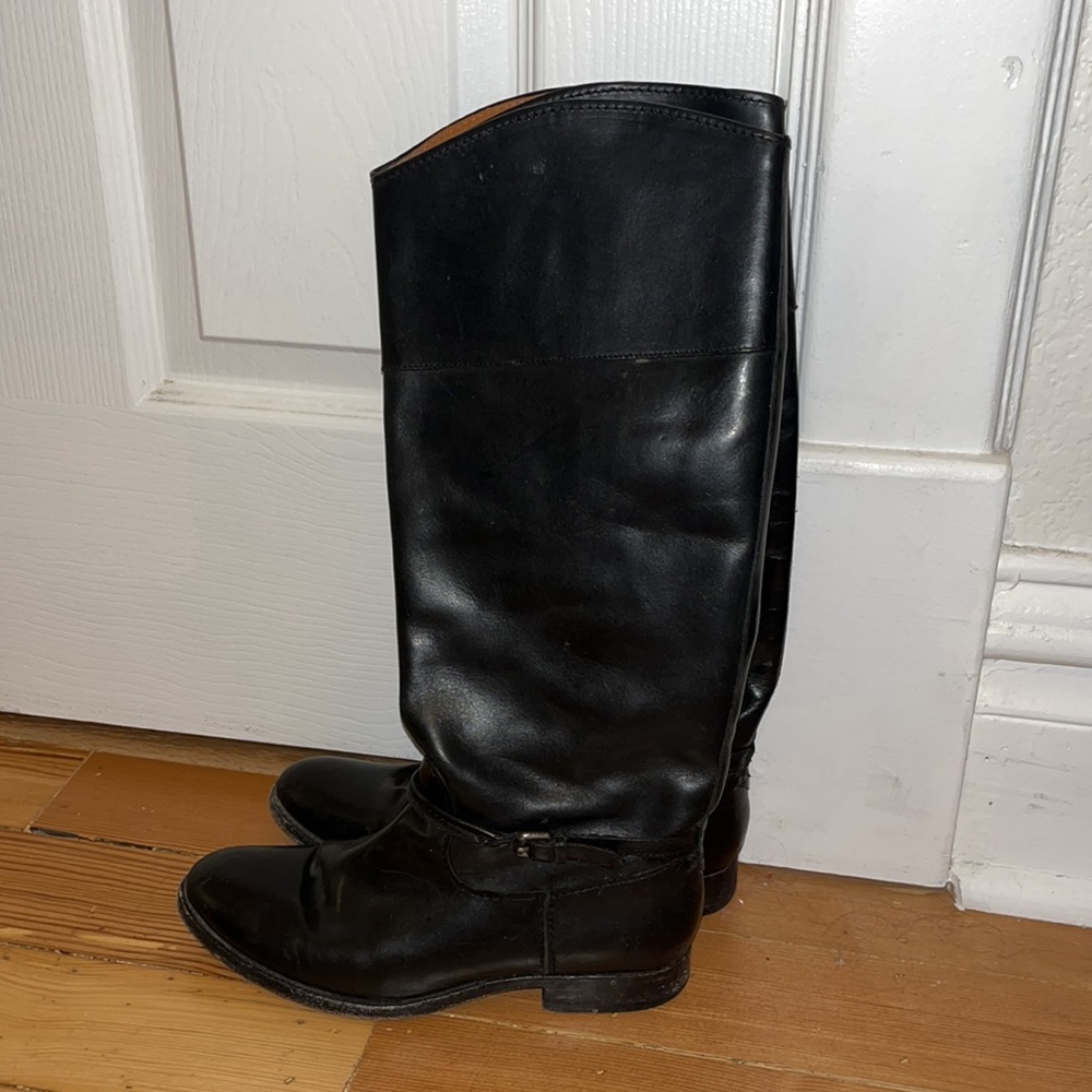 Frye Black Riding Boots - Picture 2 of 5